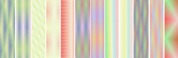 Conjunto Fondos Gradiente Colores Posible Cambiar Los Tonos Del Gradiente — Archivo Imágenes Vectoriales