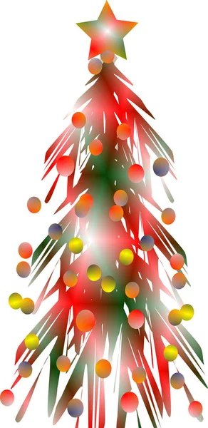 Christmas Theme Zestaw Stylizowane Choinki — Zdjęcie stockowe