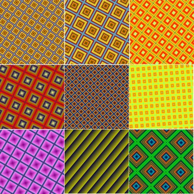 Renkli arkaplan seti, rengarenk eğim, eğimlerin tonlarını değiştirmek mümkündür.