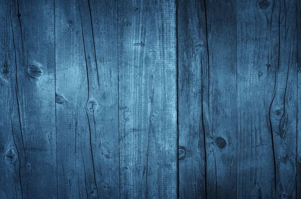 ビンテージ木製暗い青いボード コピー スペースを正面から見た図 デザインの背景 — ストック写真