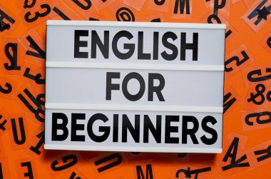 Yeni başlayanlar kavramı için İngilizce