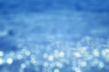 Bokeh güneş ışığı dalga soyut arka plan ile bulanıklık tropikal plaj