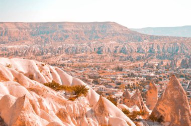 Türkiye 'nin Kapadokya kentindeki Taş Mağaralar
