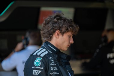Hollanda GP F1 2025, 31 Ağustos 2025, Zandvoort, Hollanda - Mercedes 'in Formula 1 Kimi Antonelli sürücüsü