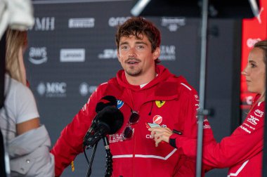 Hollanda GP F1 2025, 31 Ağustos 2025, Zandvoort, Hollanda - Ferrari Formula 1 Charles Leclerc sürücüsü