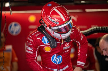 Hollanda GP F1 2025, 31 Ağustos 2025, Zandvoort, Hollanda - Ferrari Formula 1 Charles Leclerc sürücüsü