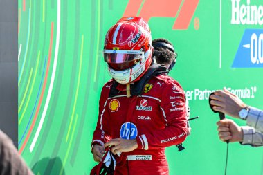 Hollanda GP F1 2025, 31 Ağustos 2025, Zandvoort, Hollanda - Ferrari Formula 1 Charles Leclerc sürücüsü