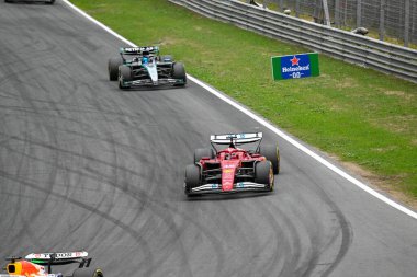 Hollanda GP F1 2025, 31 Ağustos 2025, Zandvoort, Hollanda - Ferrari Formula 1 Charles Leclerc sürücüsü