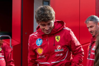 Hollanda GP F1 2025, 31 Ağustos 2025, Zandvoort, Hollanda - Ferrari Formula 1 Charles Leclerc sürücüsü