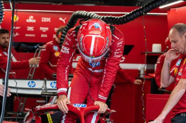 Hollanda GP F1 2025, 31 Ağustos 2025, Zandvoort, Hollanda - Ferrari Formula 1 Charles Leclerc sürücüsü