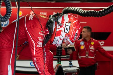 Hollanda GP F1 2025, 31 Ağustos 2025, Zandvoort, Hollanda - Ferrari Formula 1 Charles Leclerc sürücüsü