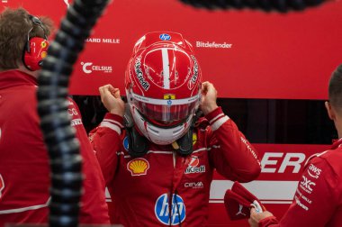 Hollanda GP F1 2025, 31 Ağustos 2025, Zandvoort, Hollanda - Ferrari Formula 1 Charles Leclerc sürücüsü