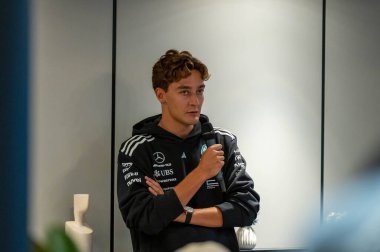 Hollanda GP F1 2025, 31 Ağustos 2025, Zandvoort, Hollanda - Mercedes sürücüsü George Russell Formula 1