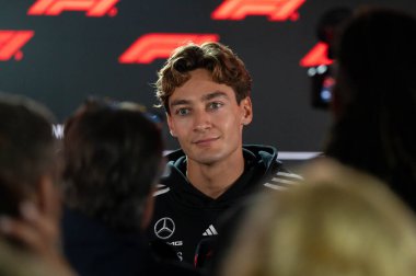 Hollanda GP F1 2025, 31 Ağustos 2025, Zandvoort, Hollanda - Mercedes sürücüsü George Russell Formula 1