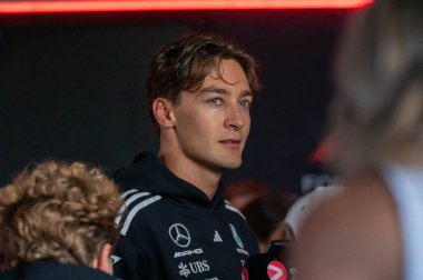 Hollanda GP F1 2025, 31 Ağustos 2025, Zandvoort, Hollanda - Mercedes sürücüsü George Russell Formula 1