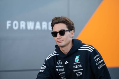 Hollanda GP F1 2025, 31 Ağustos 2025, Zandvoort, Hollanda - Mercedes sürücüsü George Russell Formula 1