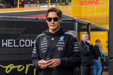 Hollanda GP F1 2025, 31 Ağustos 2025, Zandvoort, Hollanda - Mercedes sürücüsü George Russell Formula 1