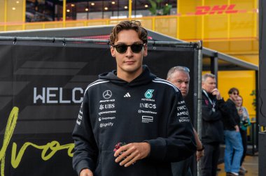 Hollanda GP F1 2025, 31 Ağustos 2025, Zandvoort, Hollanda - Mercedes sürücüsü George Russell Formula 1