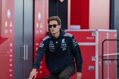 Hollanda GP F1 2025, 31 Ağustos 2025, Zandvoort, Hollanda - Mercedes sürücüsü George Russell Formula 1