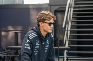 Hollanda GP F1 2025, 31 Ağustos 2025, Zandvoort, Hollanda - Mercedes sürücüsü George Russell Formula 1