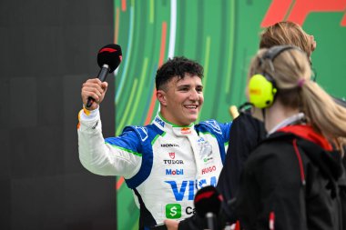 Hollanda GP F1 2025, 31 Ağustos 2025, Zandvoort, Hollanda - Red Bull için Formula 1 Isack Hadjar sürücüsü