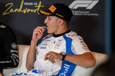 Hollanda GP F1 2025, 31 Ağustos 2025, Zandvoort, Hollanda - Red Bull için Formula 1 Isack Hadjar sürücüsü