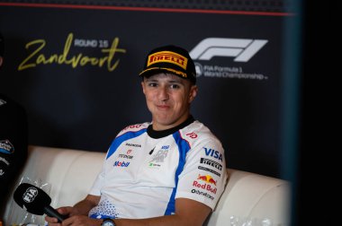 Hollanda GP F1 2025, 31 Ağustos 2025, Zandvoort, Hollanda - Red Bull için Formula 1 Isack Hadjar sürücüsü