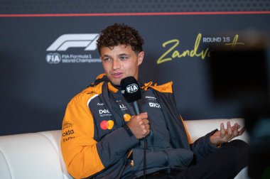 Hollanda GP F1 2025, 31 Ağustos 2025, Zandvoort, Hollanda - McLaren Formula 1 Norris sürücüsü