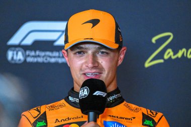 Hollanda GP F1 2025, 31 Ağustos 2025, Zandvoort, Hollanda - McLaren Formula 1 Norris sürücüsü