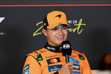 Hollanda GP F1 2025, 31 Ağustos 2025, Zandvoort, Hollanda - McLaren Formula 1 Norris sürücüsü