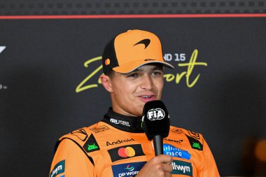 Hollanda GP F1 2025, 31 Ağustos 2025, Zandvoort, Hollanda - McLaren Formula 1 Norris sürücüsü