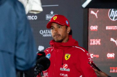 Hollanda GP F1 2025, 31 Ağustos 2025, Zandvoort, Hollanda - Formula 1 Lewis Hamilton Ferrari sürücüsü