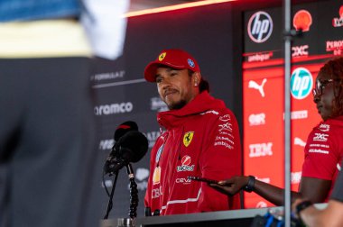 Hollanda GP F1 2025, 31 Ağustos 2025, Zandvoort, Hollanda - Formula 1 Lewis Hamilton Ferrari sürücüsü