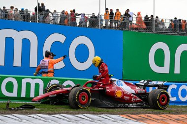 Hollanda GP F1 2025, 31 Ağustos 2025, Zandvoort, Hollanda - Formula 1 Lewis Hamilton Ferrari sürücüsü