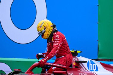 Hollanda GP F1 2025, 31 Ağustos 2025, Zandvoort, Hollanda - Formula 1 Lewis Hamilton Ferrari sürücüsü