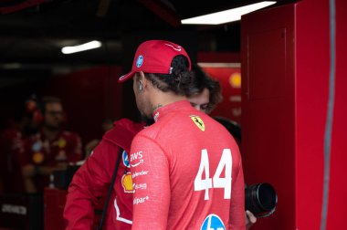 Hollanda GP F1 2025, 31 Ağustos 2025, Zandvoort, Hollanda - Formula 1 Lewis Hamilton Ferrari sürücüsü