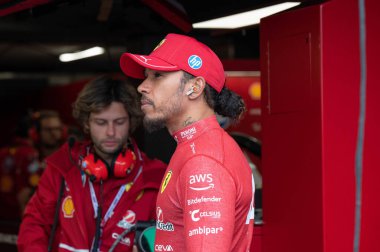 Hollanda GP F1 2025, 31 Ağustos 2025, Zandvoort, Hollanda - Formula 1 Lewis Hamilton Ferrari sürücüsü