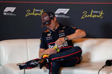 Hollanda GP F1 2025, 31 Ağustos 2025, Zandvoort, Hollanda - Formula 1 Red Bull için Max Verstappen sürücüsü