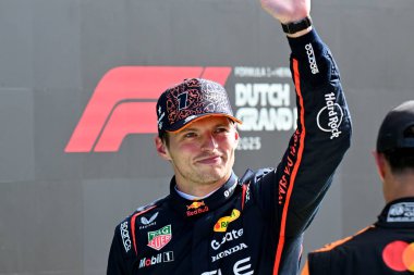 Hollanda GP F1 2025, 31 Ağustos 2025, Zandvoort, Hollanda - Formula 1 Red Bull için Max Verstappen sürücüsü