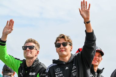 Hollanda GP F1 2025, 31 Ağustos 2025, Zandvoort, Hollanda - Mercedes sürücüsü George Russell Formula 1