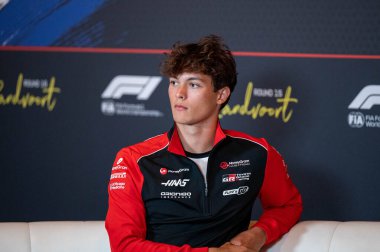 Hollanda GP F1 2025, 31 Ağustos 2025, Zandvoort, Hollanda - Haas için Formula 1 Oliver Bearman sürücüsü