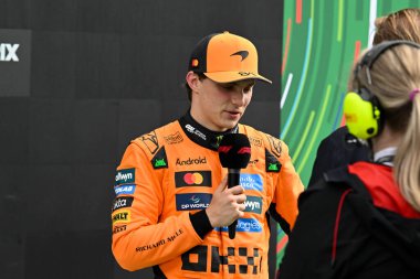 Hollanda GP F1 2025, 31 Ağustos 2025, Zandvoort, Hollanda - McLaren Formula 1 Oscar Piastri sürücüsü