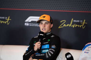Hollanda GP F1 2025, 31 Ağustos 2025, Zandvoort, Hollanda - McLaren Formula 1 Oscar Piastri sürücüsü