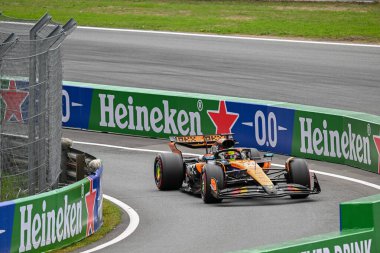 Hollanda GP F1 2025, 31 Ağustos 2025, Zandvoort, Hollanda - McLaren Formula 1 Oscar Piastri sürücüsü