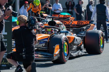 Hollanda GP F1 2025, 31 Ağustos 2025, Zandvoort, Hollanda - McLaren Formula 1 Oscar Piastri sürücüsü