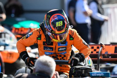 Hollanda GP F1 2025, 31 Ağustos 2025, Zandvoort, Hollanda - McLaren Formula 1 Oscar Piastri sürücüsü