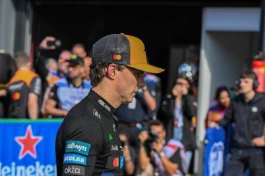 Hollanda GP F1 2025, 31 Ağustos 2025, Zandvoort, Hollanda - McLaren Formula 1 Oscar Piastri sürücüsü