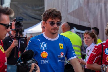 ItalianGP GP F1 2025 on September 7 2025 at Monza, Italy - Formula 1 Charles Leclerc driver for Ferrari