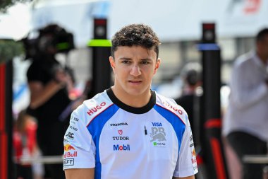 İtalya GP GP GP F1 2025, 7 Eylül 2025, Monza, İtalya - Red Bull için Formula 1 Isack Hadjar sürücüsü