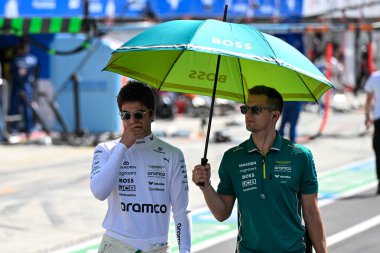 ItalianGP GP GP F1 2025, 7 Eylül 2025, Monza, İtalya - Aston Martin için Formula 1 Lance Stroll sürücüsü